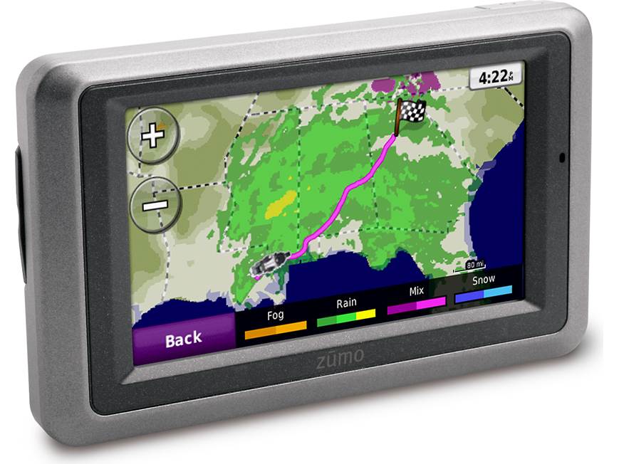 Garmin zumo® 665 Portable motorcycle navigator at Crutchfield