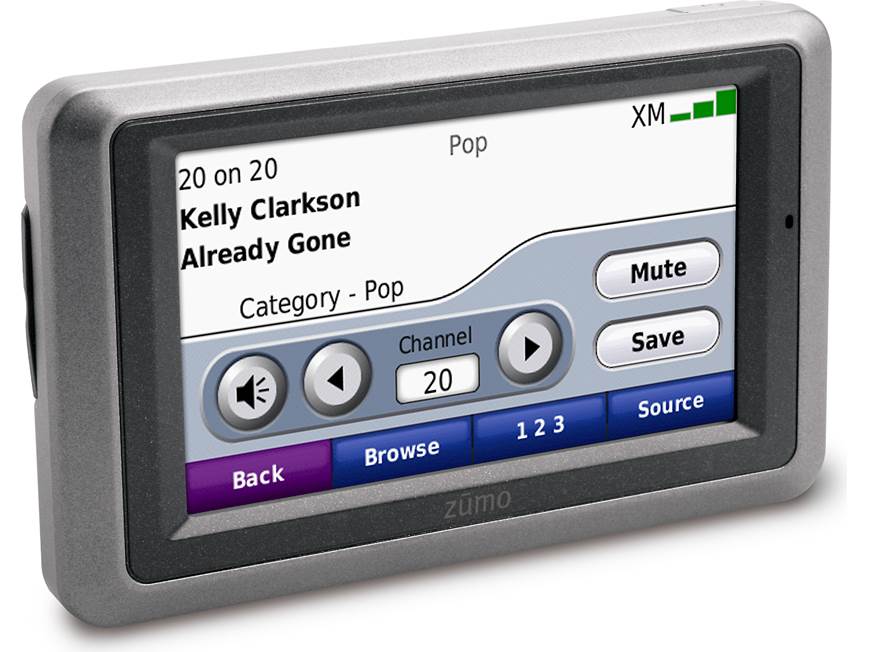 Garmin zumo® 665 Portable motorcycle navigator at Crutchfield