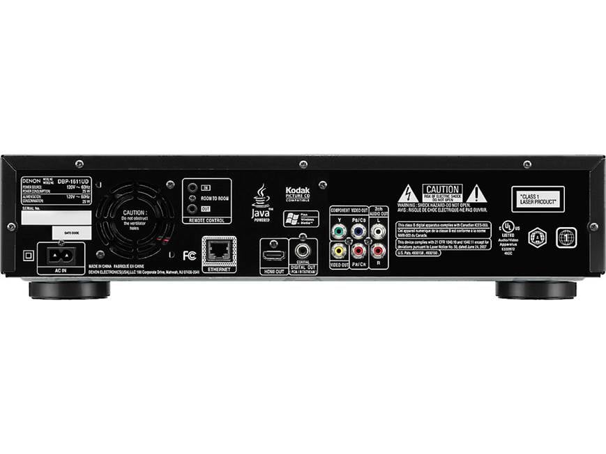 Denon DBP-1611UD Internet-ready universal 3D Blu-ray player at