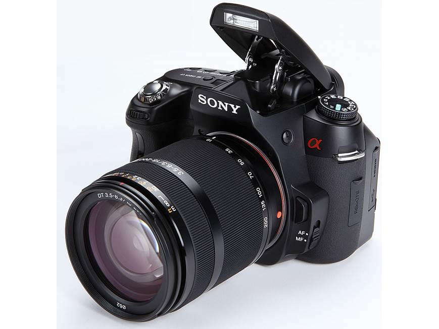 Sony Alpha DSLR-A500 Kit 12.3-megapixel digital SLR camera with 18