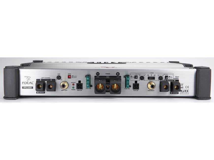 Focal FPS 2160 2-channel car amplifier — 105 watts RMS x 2 at