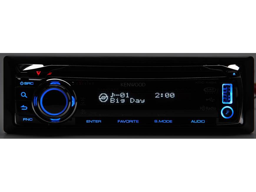 Kenwood Excelon KDC-X494 CD receiver at Crutchfield
