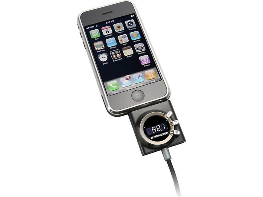 iPhone 3G ipod FMトランスミッター Monster Cable iCarPlay™ Wireless 1000 FM Transmitter for iPod® and
