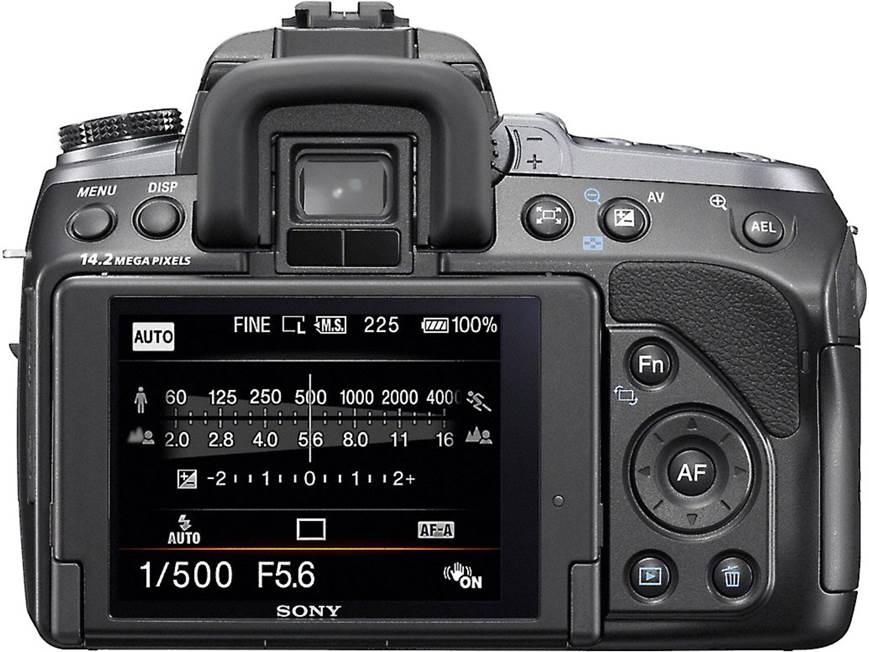 Sony Alpha DSLR-A550 Kit 14.2-megapixel digital SLR camera with 18
