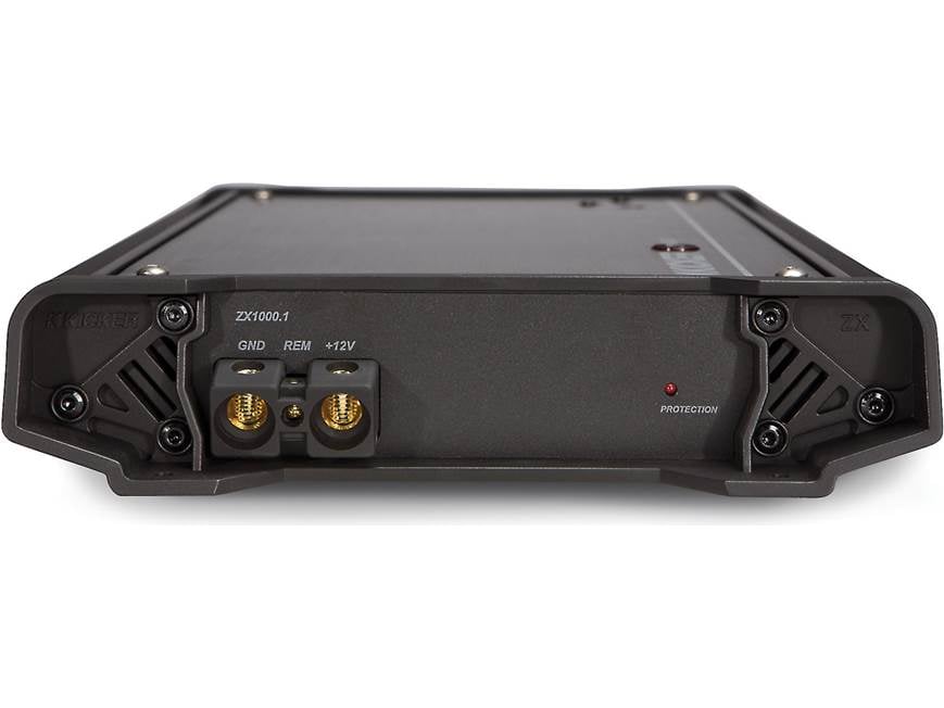 タカアキページ Kicker 10ZX1000.1 Mono subwoofer amplifier — 1000 watts RMS x 1 at