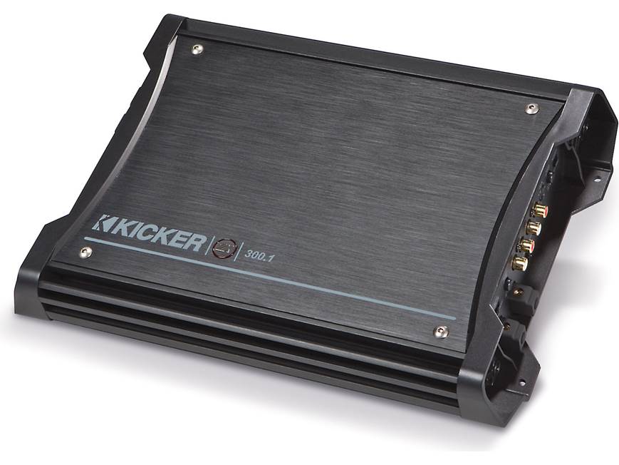 Kicker 10ZX300.1 Mono amplifier — 300 watts RMS x 1 at 2 ohms at