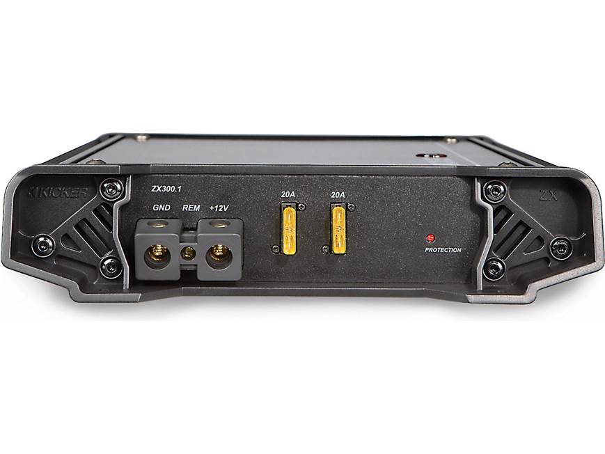 Kicker 10ZX300.1 Mono amplifier — 300 watts RMS x 1 at 2 ohms at