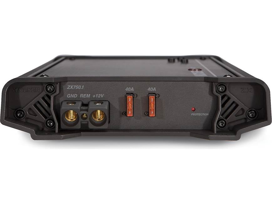 Kicker 10ZX750.1 Mono subwoofer amplifier — 750 watts RMS x 1 at 2