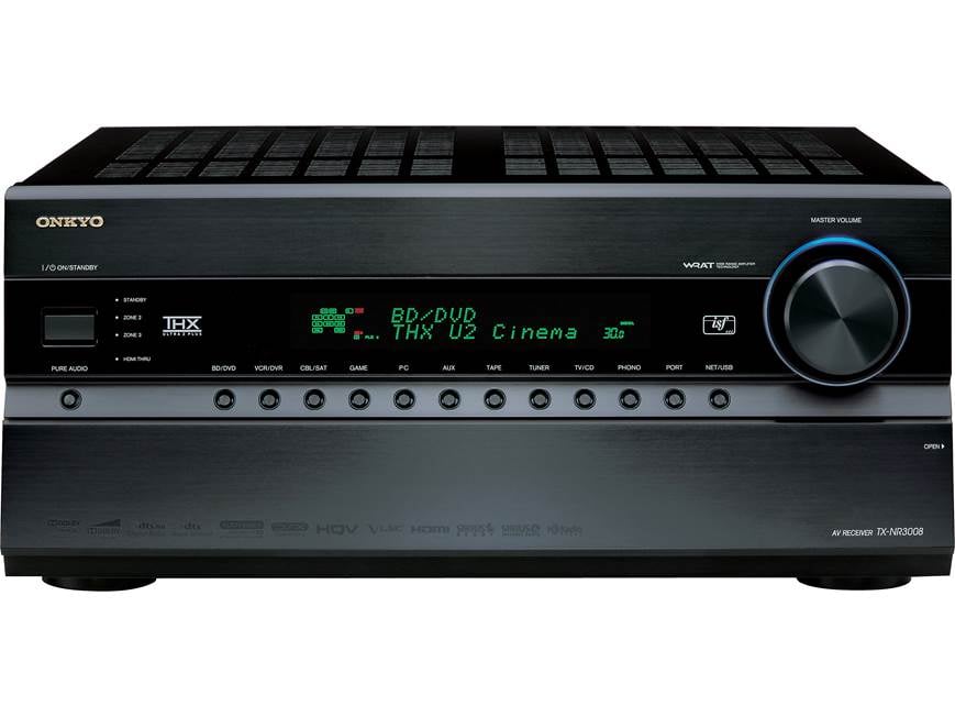 Onkyo TX-NR3008 Home theater receiver with 3D-ready HDMI switching