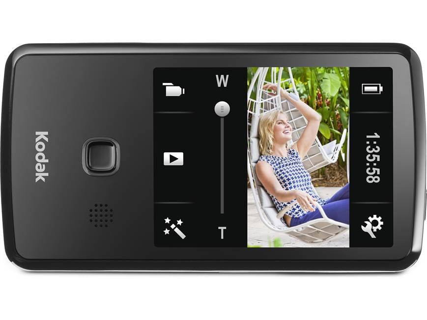 Kodak PlayTouch シルバー 5MP Kodak Zi10 PlayTouch (Chrome) HD pocket video camera (Chrome) at