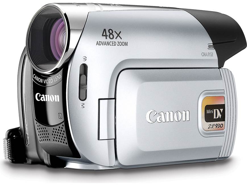 Canon ZR930 Mini DV camcorder at Crutchfield