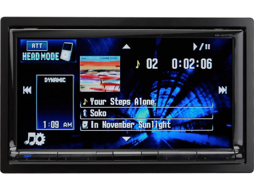 JVC KW-AVX730 DVD receiver at Crutchfield