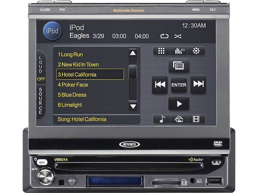 Jensen VM9314 DVD receiver at Crutchfield