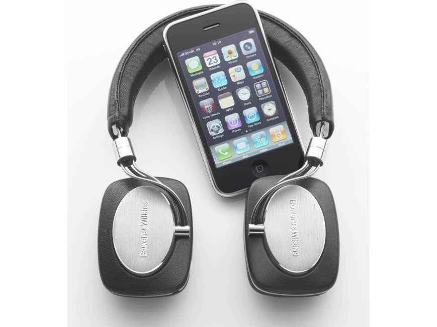 Bowers & Wilkins P5 (Black) Portable on-ear headphones with in