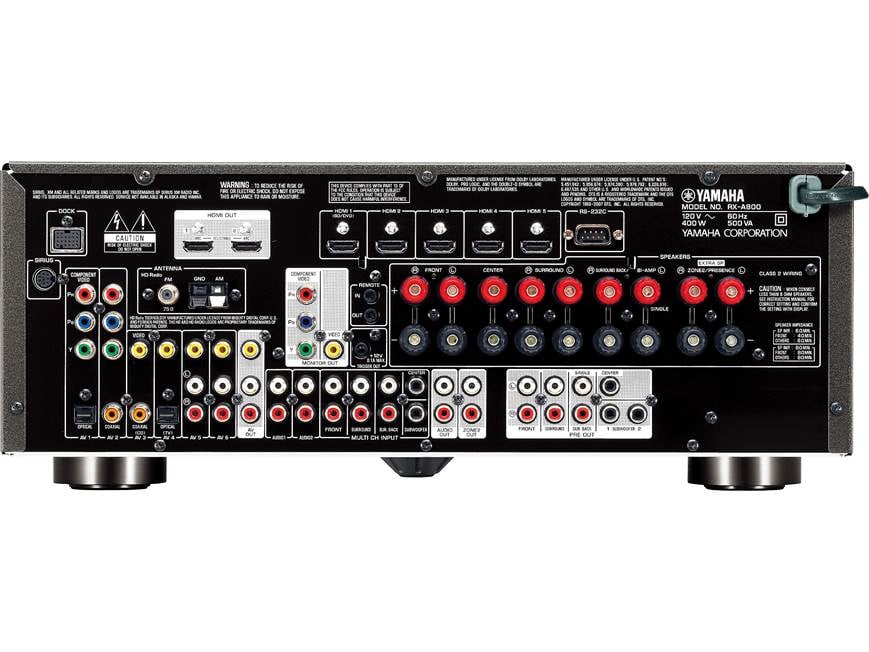 Yamaha RX-A800 Home theater receiver with 3D-ready HDMI switching