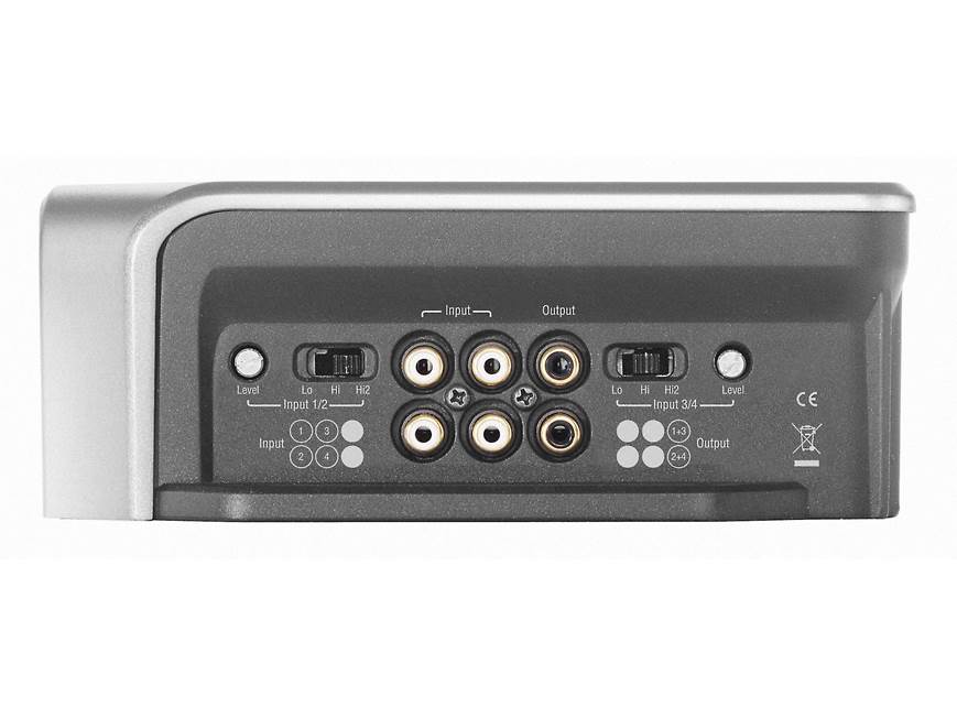 JBL MS-A1004 4-channel car amplifier — 100 watts RMS x 4 at