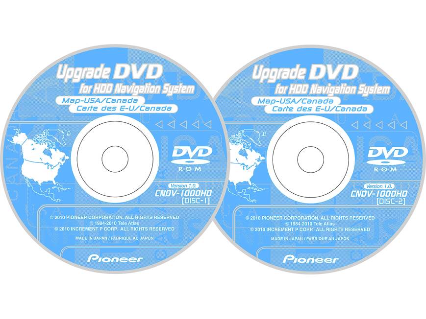 カーナビ Pioneer / Avic-zh99 / MAP (2012) Pioneer CNDV-1000HD Upgrade your Pioneer AVIC-Z1/Z2/Z3 navigation