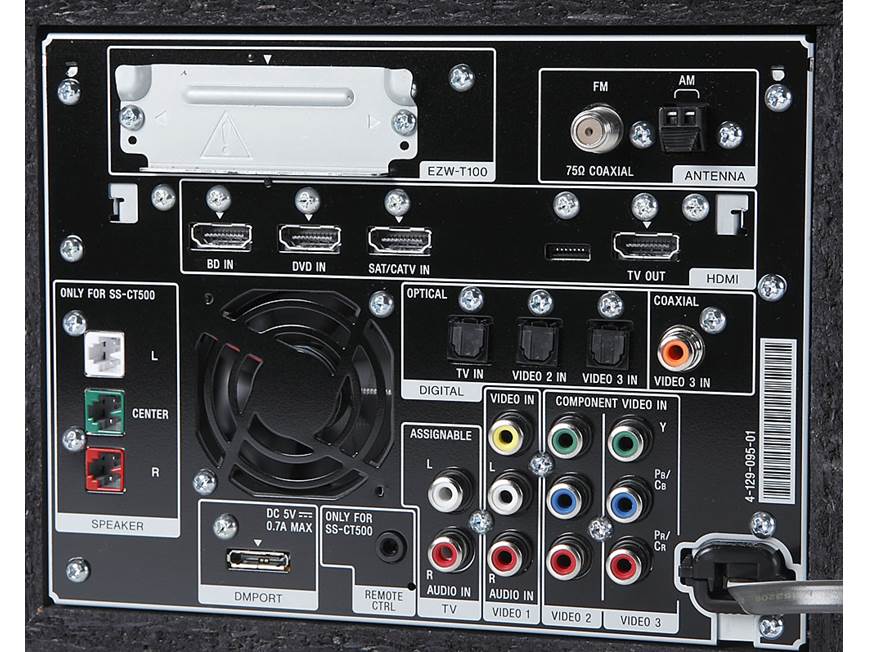 Sony HT-CT500 Powered home theater sound bar system with separate