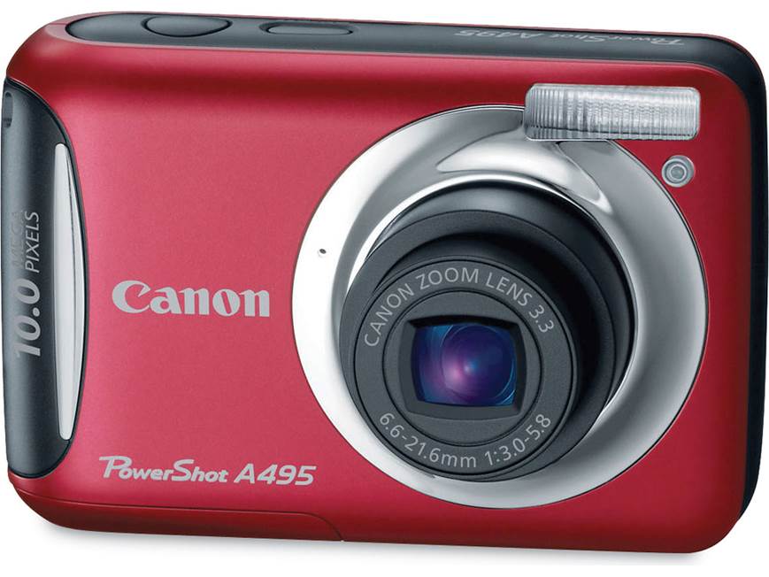 Canon PowerShot A495 コンパクトデジタルカメラ Canon PowerShot A495 (Blue) 10-megapixel digital camera with 3.3X