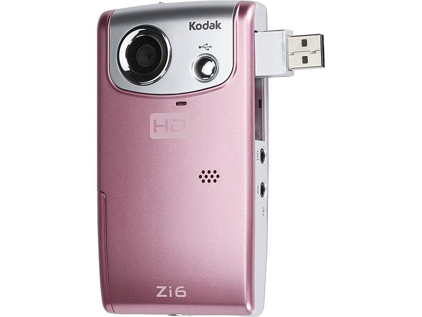 Kodak Zi6 (Pink) HD pocket video camera (Pink) at Crutchfield