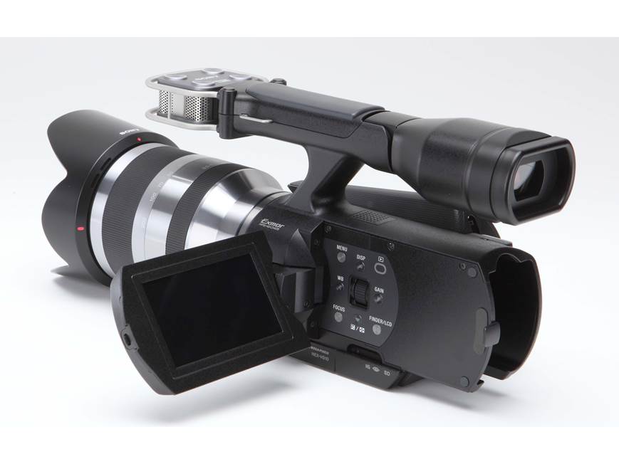 SONY HDビデオカメラレコーダー ブラック VG10 NEX-VG10 Sony Handycam® NEX-VG10 Interchangeable lens HD camcorder at