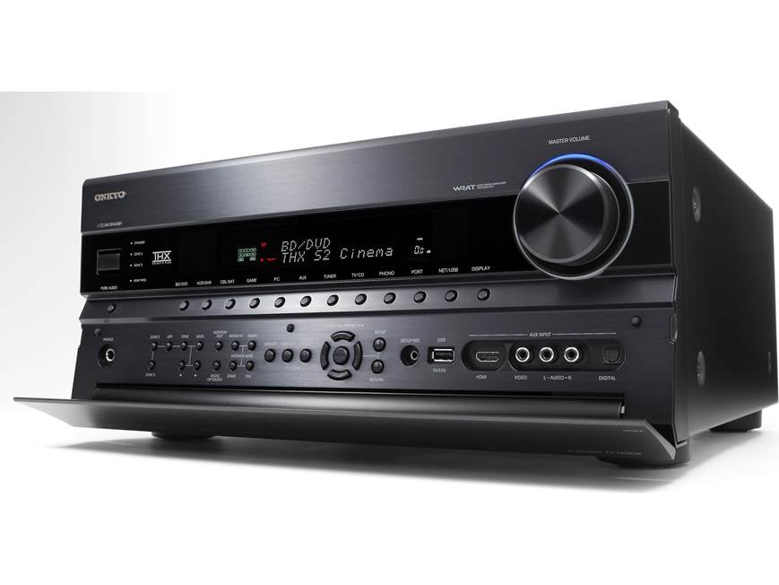 Onkyo TX-NR808 Home theater receiver with 3D-ready HDMI switching