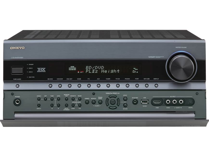 Onkyo TX-NR808 Home theater receiver with 3D-ready HDMI switching