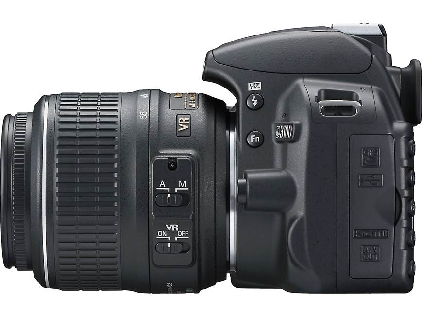 Nikon D3100 Kit 14.2-megapixel digital SLR camera with 18-55mm