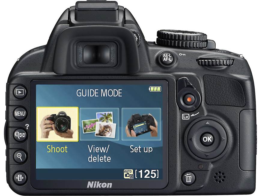 Nikon D3100 Kit 14.2-megapixel digital SLR camera with 18-55mm