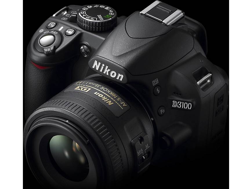 Nikon D3100 Kit 14.2-megapixel digital SLR camera with 18-55mm