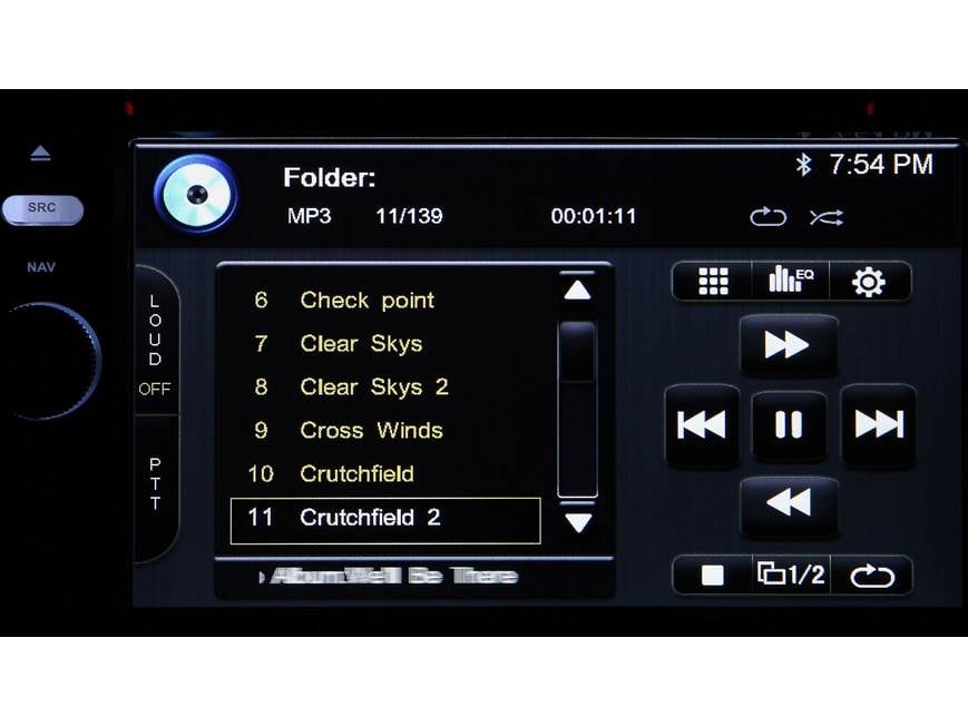 Jensen VM9324 DVD receiver at Crutchfield
