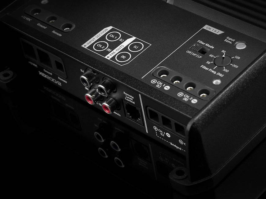 JL Audio XD200/2 2-channel car amplifier — 75 watts RMS x 2 at