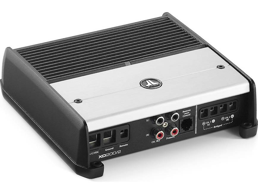 JL Audio XD200/2 2-channel car amplifier — 75 watts RMS x 2 at