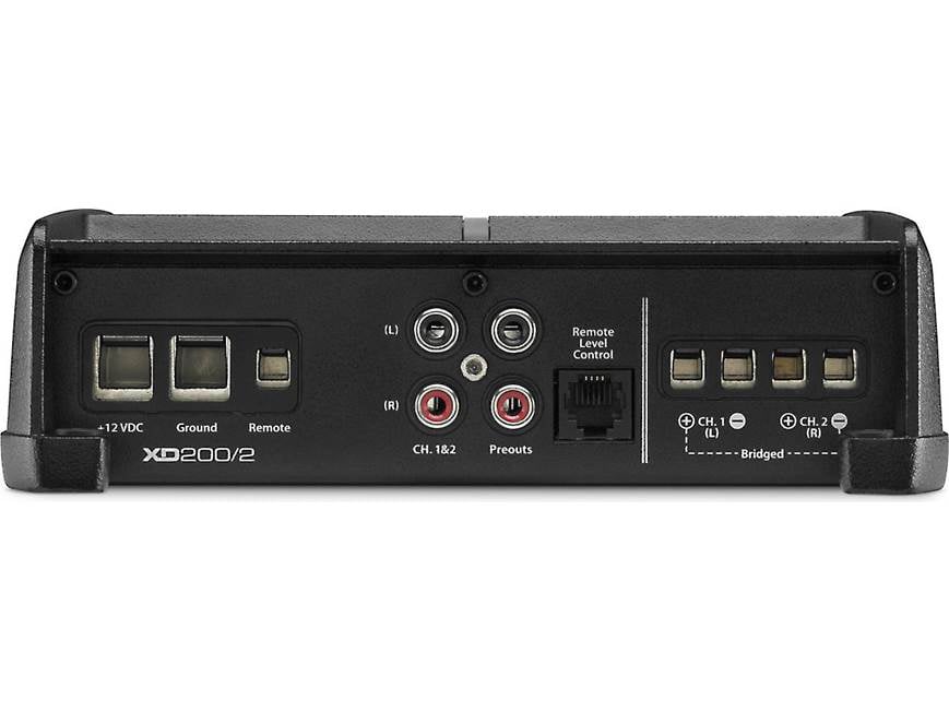 JL Audio XD200/2 2-channel car amplifier — 75 watts RMS x 2 at