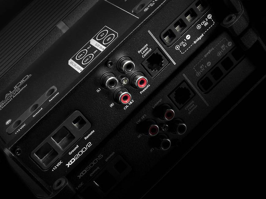 JL Audio XD200/2 2-channel car amplifier — 75 watts RMS x 2 at