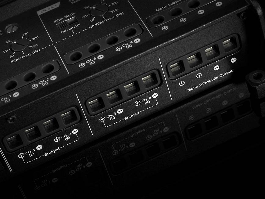 JL Audio XD700/5 5-channel car amplifier — 75 watts RMS x 4 at 4