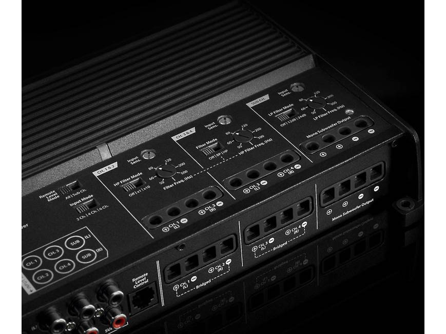 JL Audio XD700/5 5-channel car amplifier — 75 watts RMS x 4 at 4