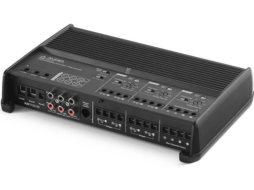 JL Audio XD700/5 5-channel car amplifier — 75 watts RMS x 4 at 4