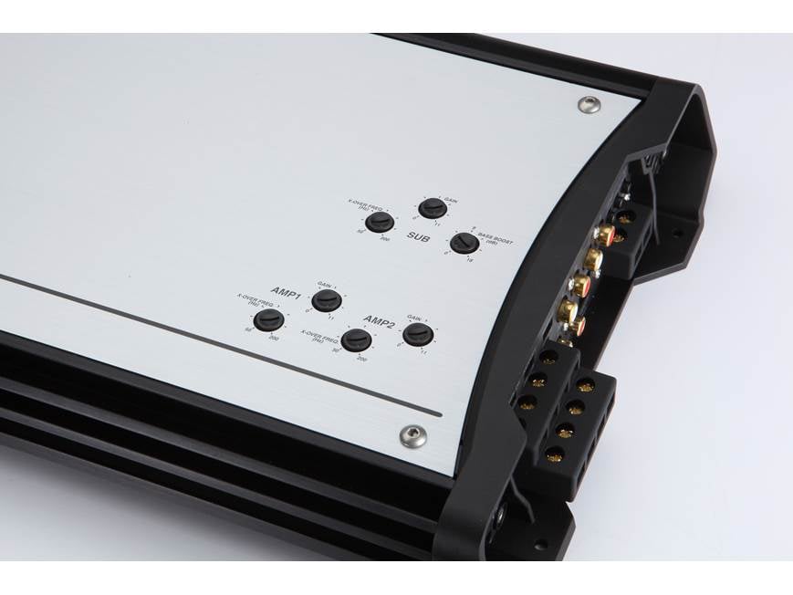 Kicker ZXM700.5 Marine amplifier — 70 watts RMS x 4 + 210 RMS x 1