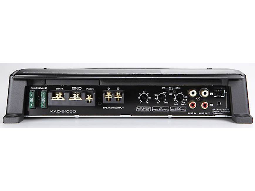 ケンウッド KENWOOD kac-8105d パワーアンプ Kenwood KAC-8105D Mono subwoofer amplifier — 500 watts RMS x 1 at