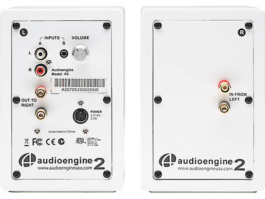 Audioengine A2 (Satin black) Powered desktop stereo speaker system