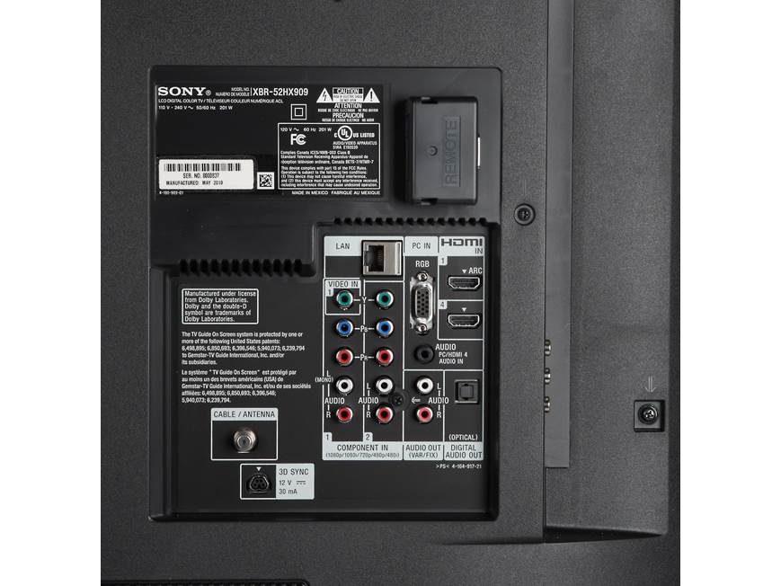 家電 SONY BRAVIA HX900 KDL-52HX900 SONY XBR-52HX900 (XBR52HX900) Review - 52