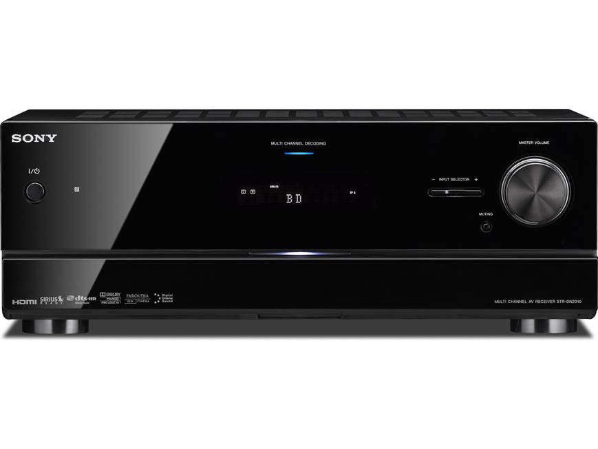 Sony STR-DN2010 Home theater receiver with 3D-ready HDMI switching
