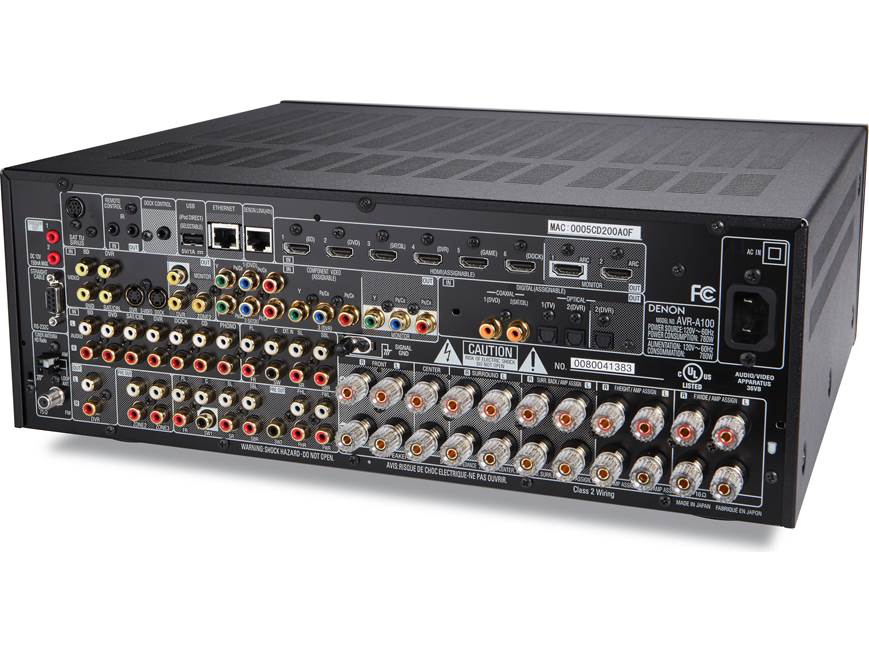 Denon AVR-A100 100th anniversary home theater receiver at Crutchfield