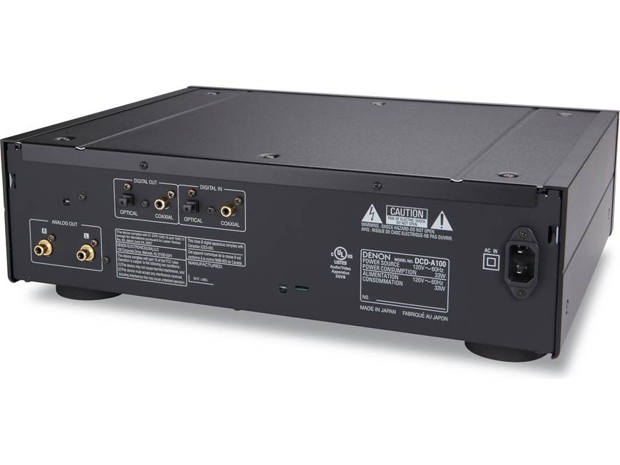 Denon DCD-A100 100th anniversary stereo SACD/CD player at Crutchfield
