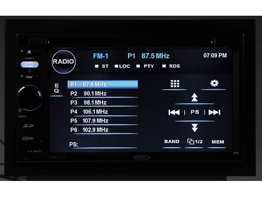 Jensen VM9224 DVD receiver at Crutchfield