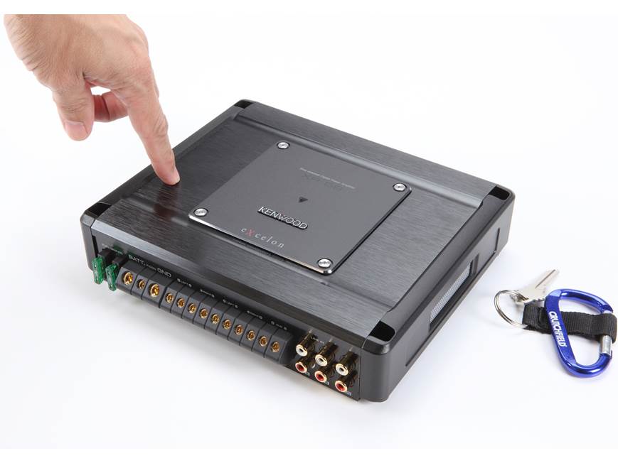 Kenwood XR-5S 5-channel car amplifier — 80 watts RMS x 4 at 4 ohms