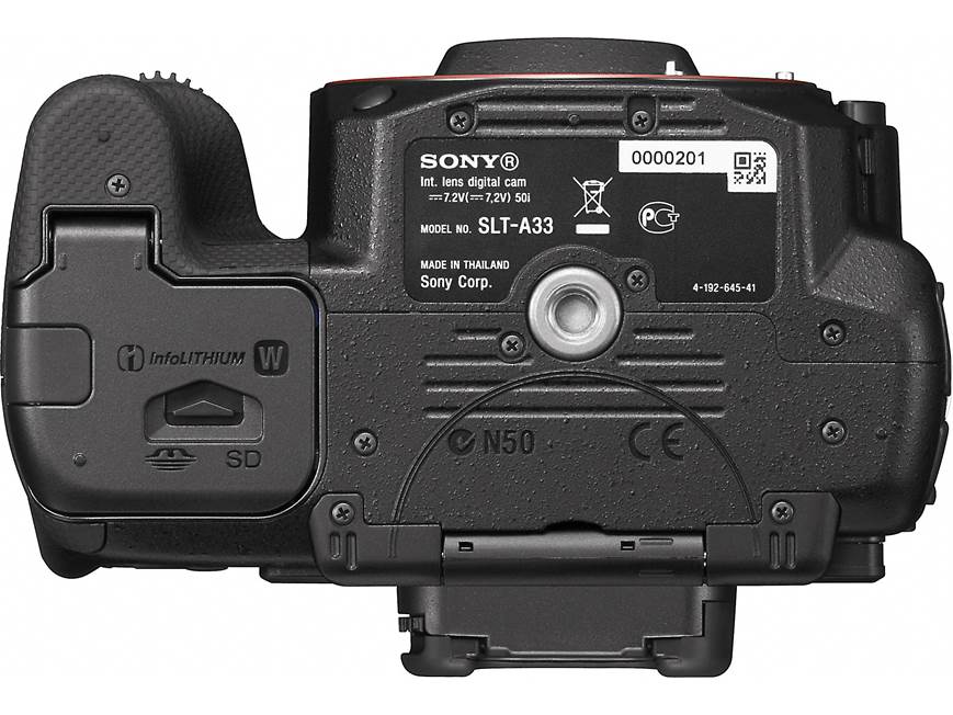Sony Alpha SLT-A33 Kit 14.2-megapixel digital SLR camera with 18