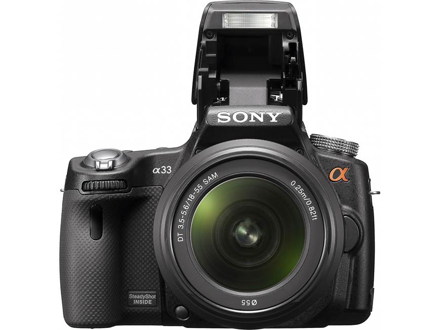 Sony Alpha SLT-A33 Kit 14.2-megapixel digital SLR camera with 18