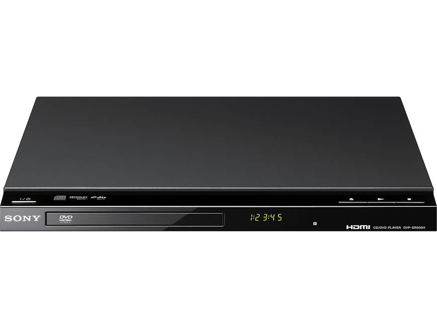 Sony DVP-SR500H DVD player with 1080p upconversion at Crutchfield